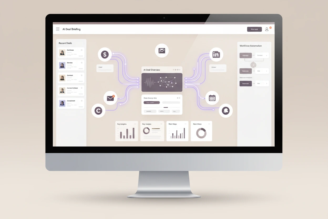 Glide AI deal briefing — account signals, deal overview, and next steps